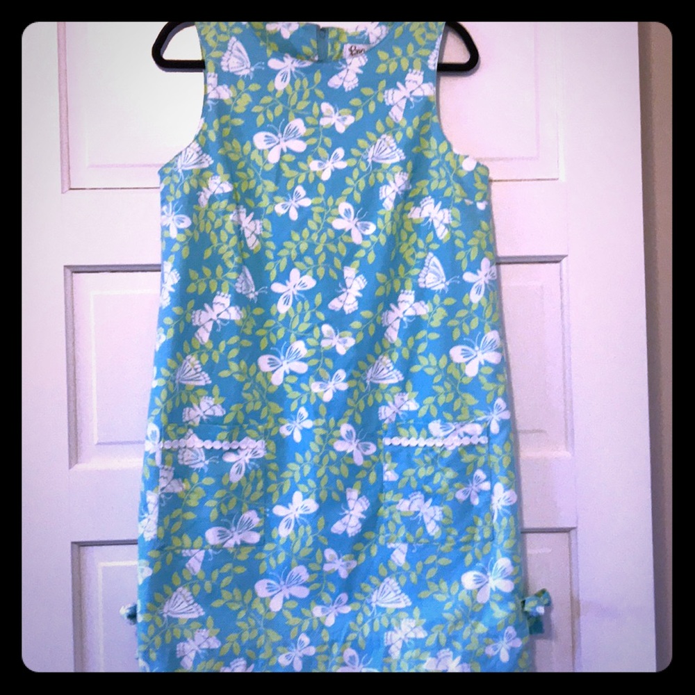 {lilly pulitzer} butterfly shift dress 🦋